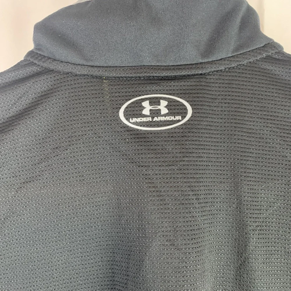 Under Armour Girls Black All Seasons‎ Gear Zip Track Jacket YMD Thumb Holes